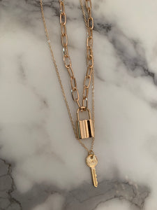 Lock & love key necklace BUNDLE