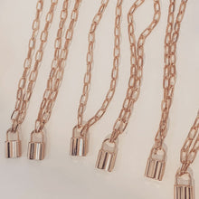 Load image into Gallery viewer, Lock &amp; love key necklace BUNDLE
