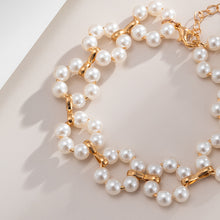 Load image into Gallery viewer, Pearl Choker &amp; Bracelet BUNDLE
